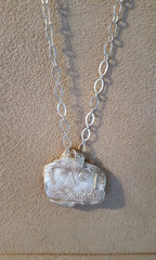 Vast pure silver necklace