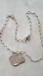 Vast pure silver necklace